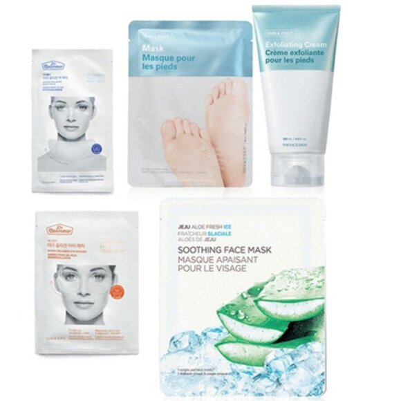 Avon Relax and Mask Bundle Face Mask Foot Mask Eye Mask - Picture 1 of 3